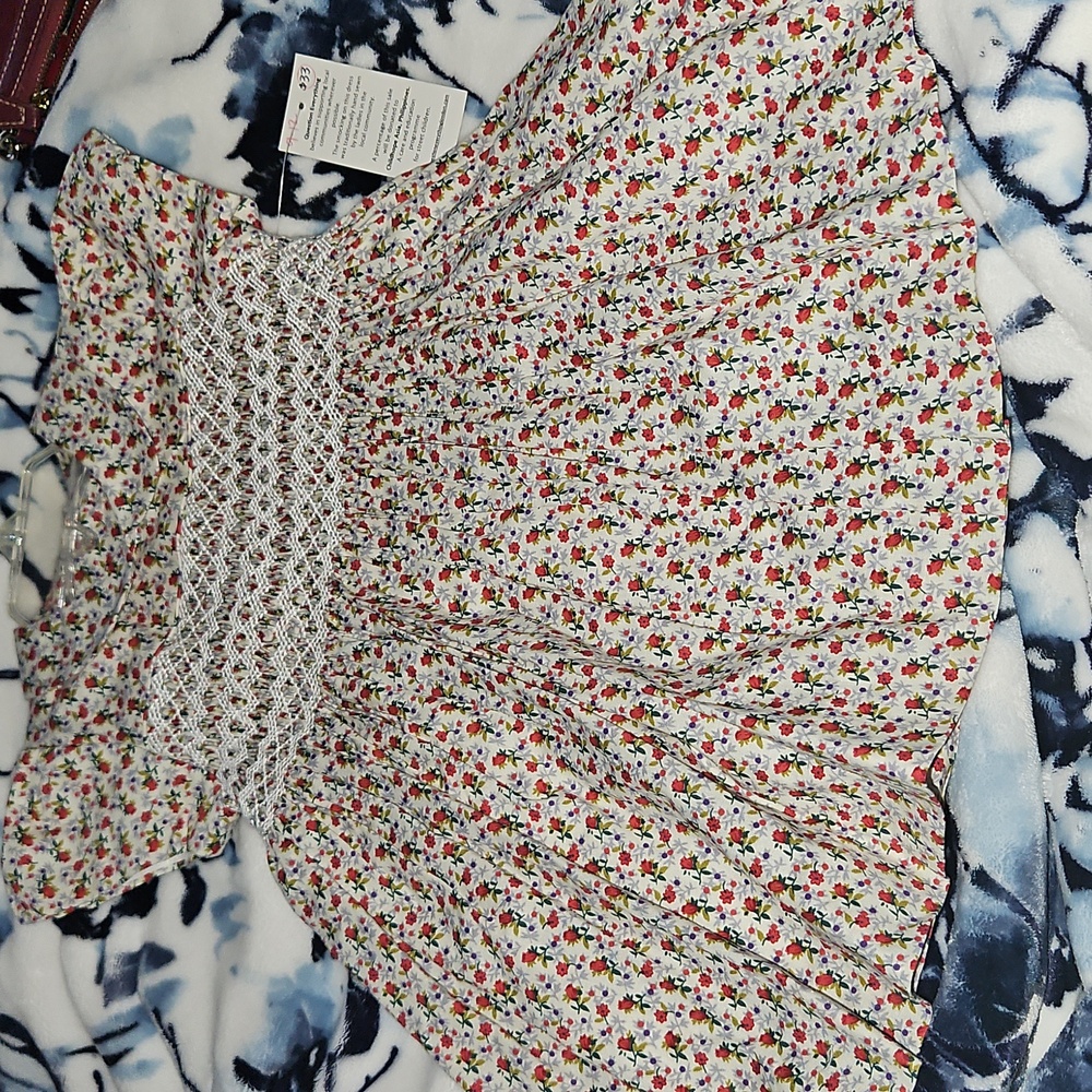 Smocked prairie dress NWT 9-12 months